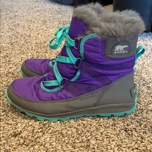 Sorel rain snow boots waterproof Sz 4